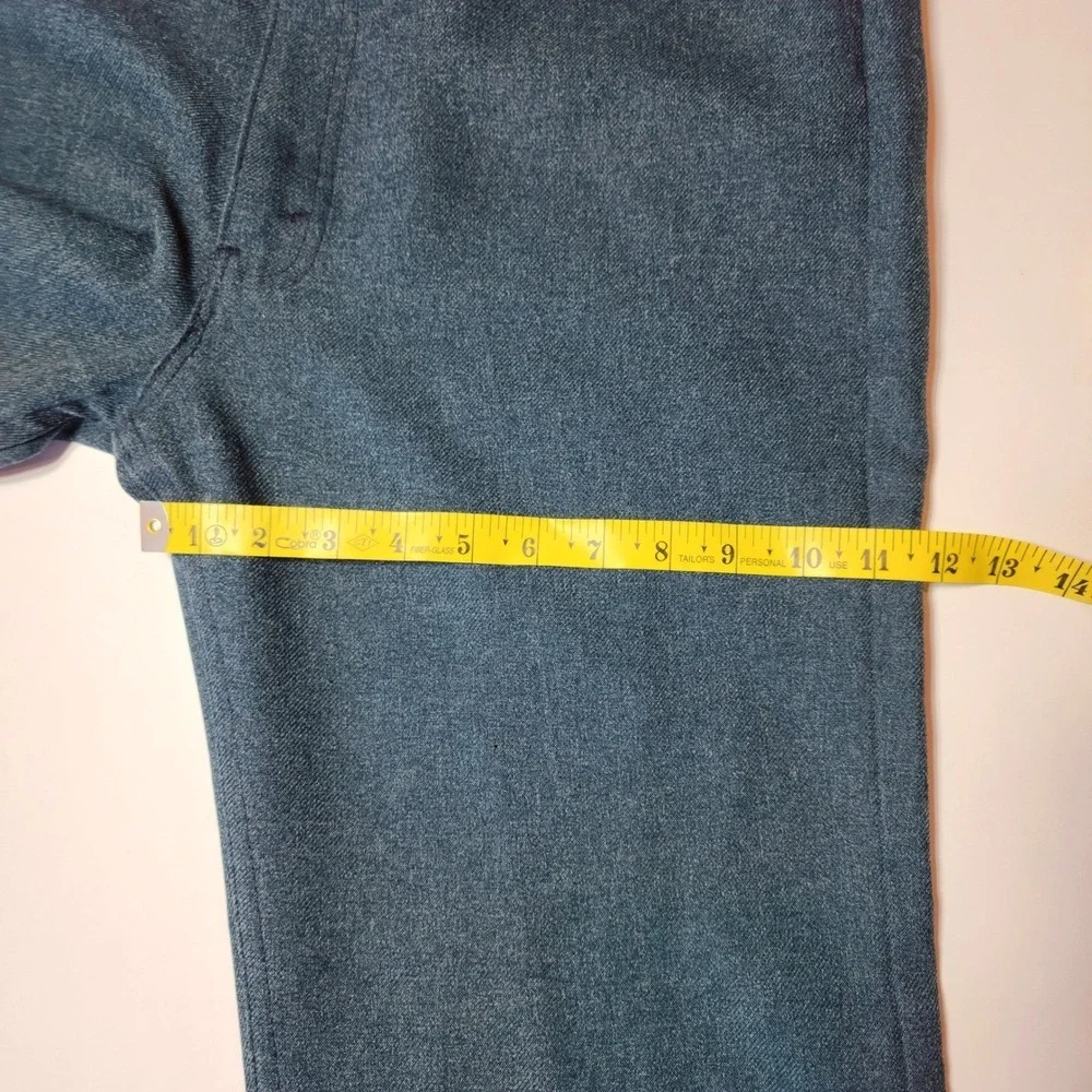 Vintage Levi's Action Slacks Men's 36x32 Blue Dacron Polyester Retro